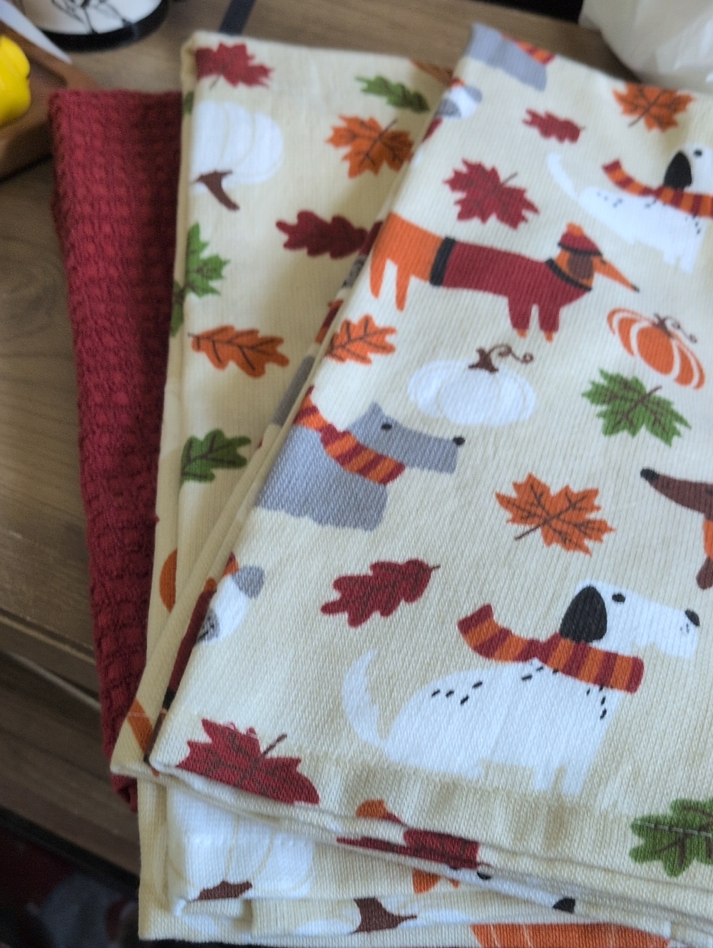 Fall Kitchen Towels Qty 3